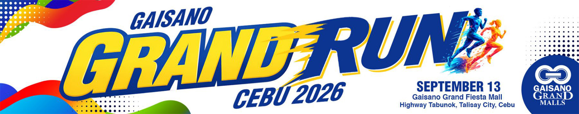 Gaisano Grand Run 2026 - Cebu event banner