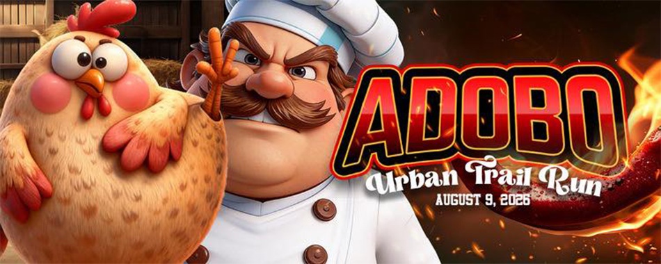 8th ADOBO Urban Trail Run event banner