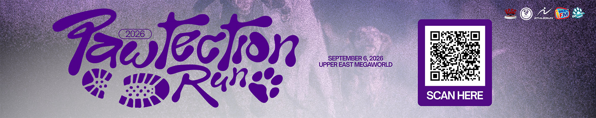 AthleRun Pawtection Run 2026 event banner