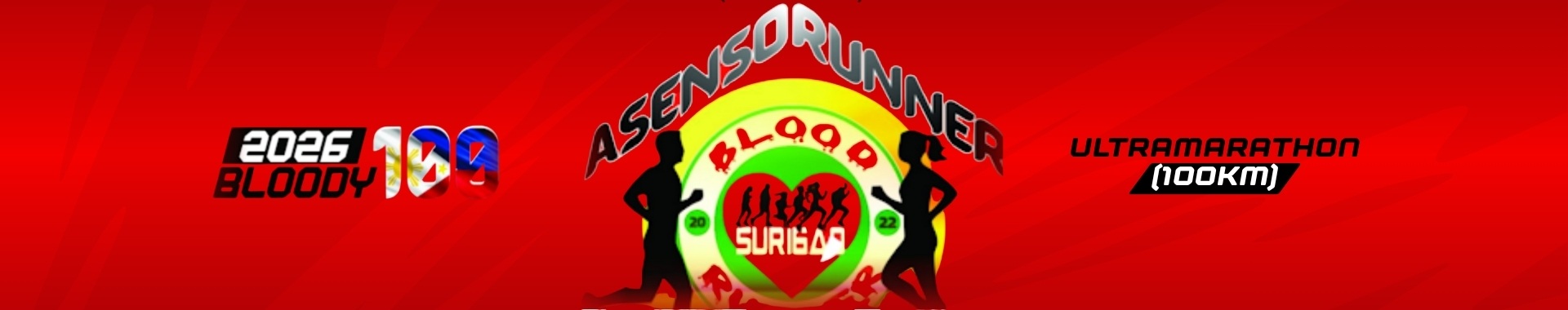 Bloody 100 ASENSO RUNNER Ultramarathon 2026 event banner