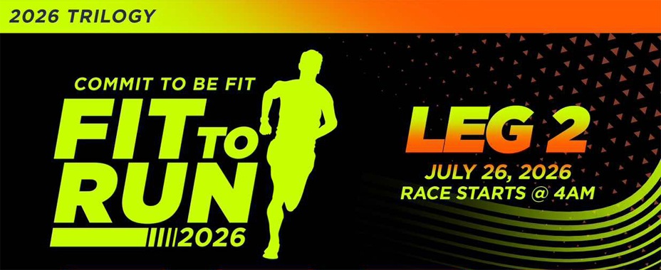 Fit To Run 2026 Leg 2 Clark event banner