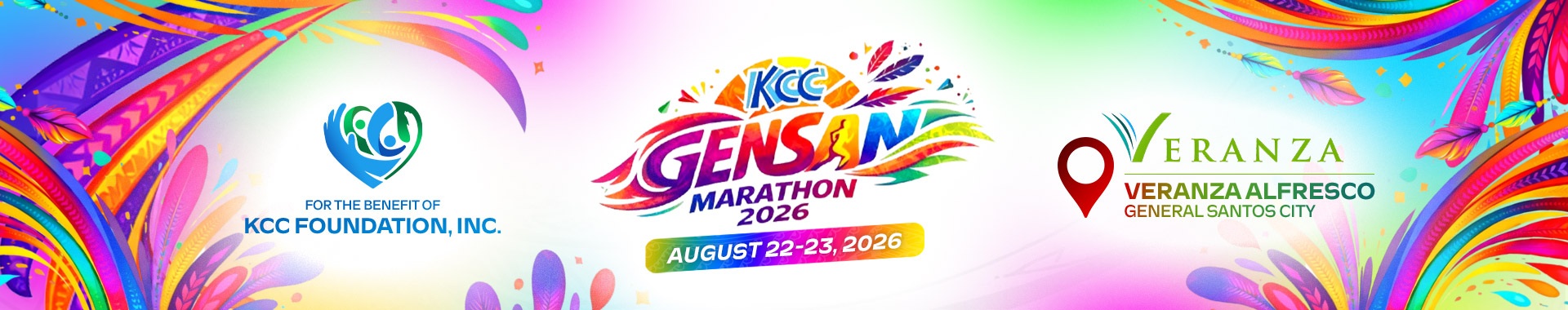 KCC Gensan Marathon 2026 event banner