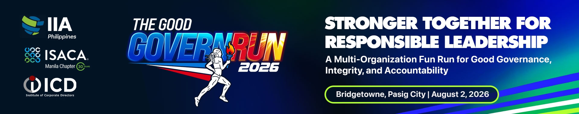 The Good GovernRun 2026 event banner