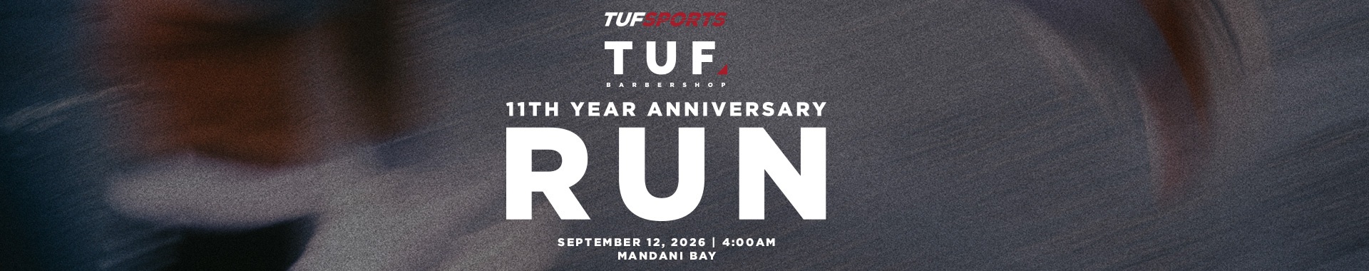 TUF 11th Anniversary Run event banner