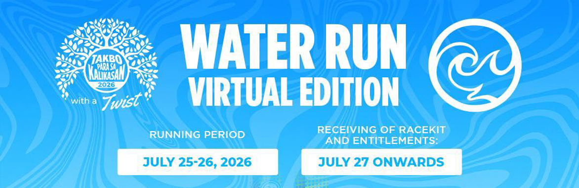 Water Run 2026 Virtual Edition event banner