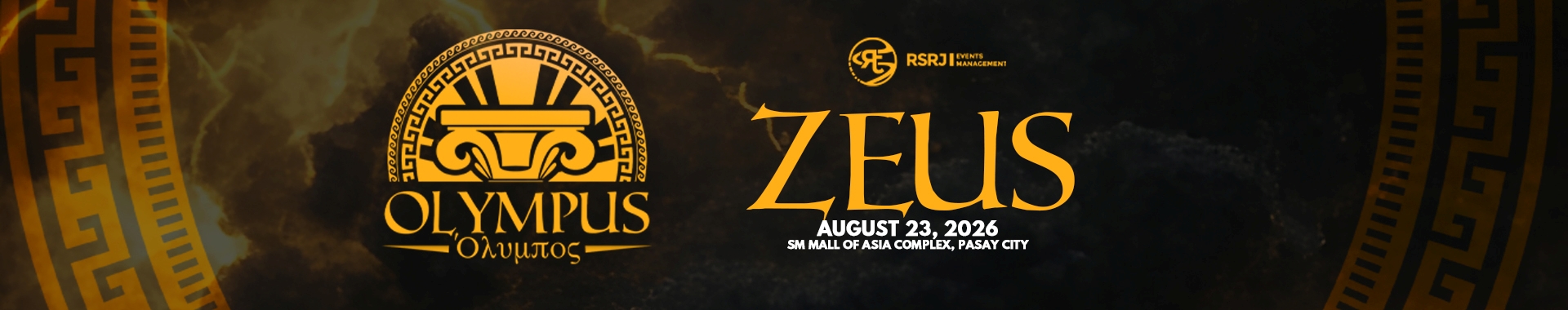 Zeus Olympus Run 2026 event banner